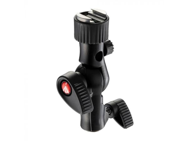 Manfrotto MLH1HS-2, Monteringsklemme, Sort, Aluminium, 5/8", 1 stykker, 125 mm