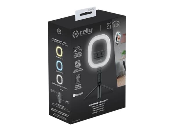 Celly CLICKRINGBT - Ringljus - 1 huvuden - DC