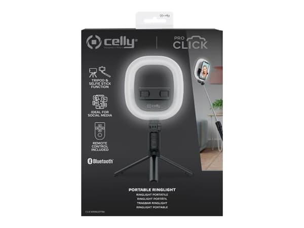 Celly CLICKRINGBT - Ringljus - 1 huvuden - DC