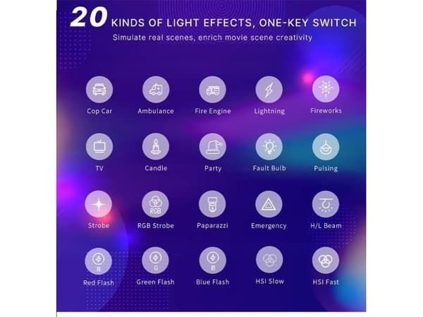 Ulanzi studiolampe Led lampe Ulanzi Cri 95+ Aku 31000 Mah Vl120 Rgb