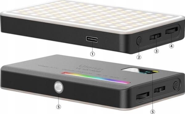 Ulanzi studiolampe Led lampe Ulanzi Cri 95+ Aku 31000 Mah Vl120 Rgb