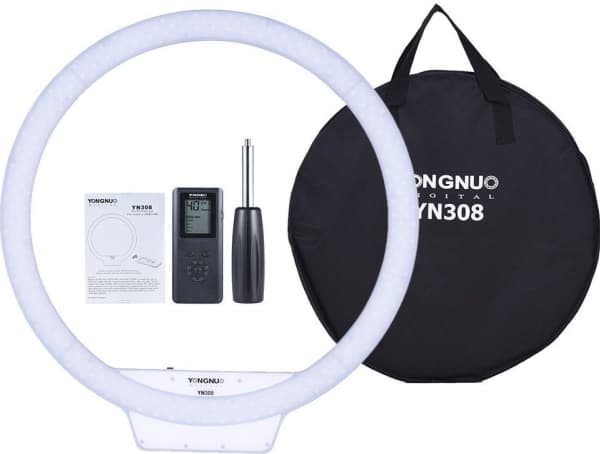 Yongnuo LED rengasvalo YN308 - WB (3200 K - 5500 K)