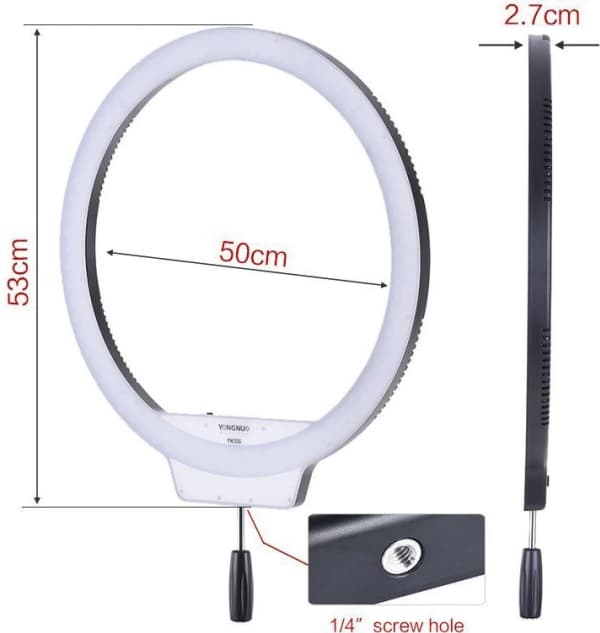 Yongnuo LED rengasvalo YN308 - WB (3200 K - 5500 K)