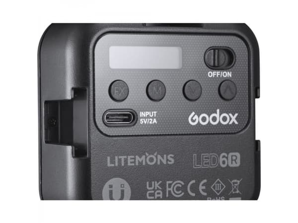 Godox LED6R, Camcorder-blixt