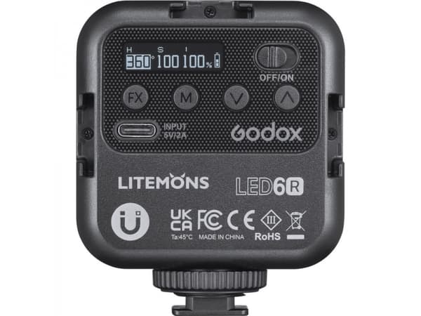 Godox LED6R, Camcorder-blixt