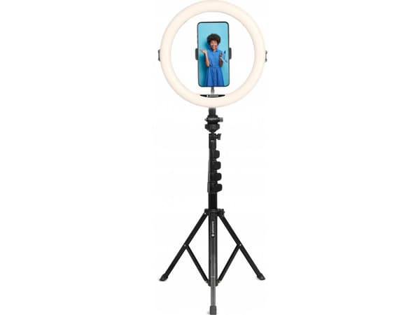 Ring lamp AgfaPhoto AGFA ARL11XL LED RING Lamp Ring 11 + Tripod + Remote control