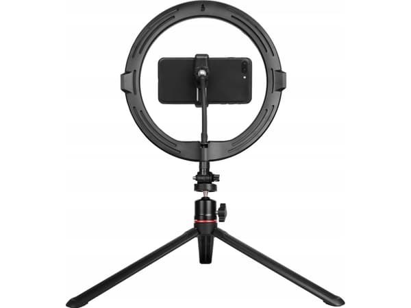 Ringlampe AgfaPhoto AGFA ARL11 RINGlampe 120 LED Ring VLOG + Stativ + Fjernkontroll-