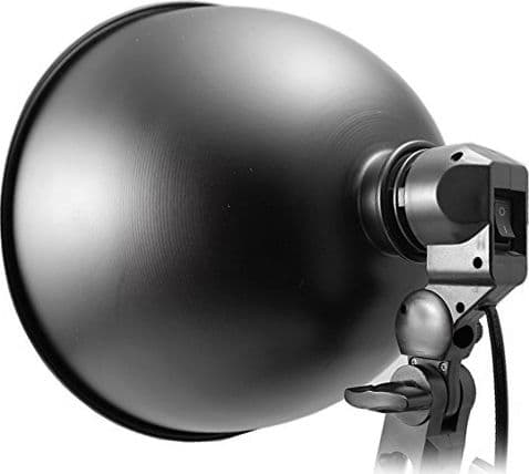 Massa studio light Single lamp holder with switch + hood (SB2122) - SB2122