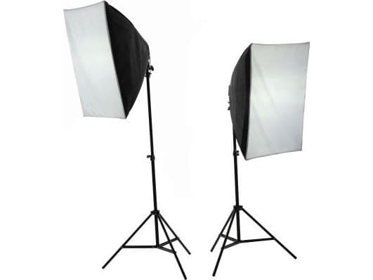 Softbox 50x70cm + Lampholder Luminaire For Incandescent Lamp E27