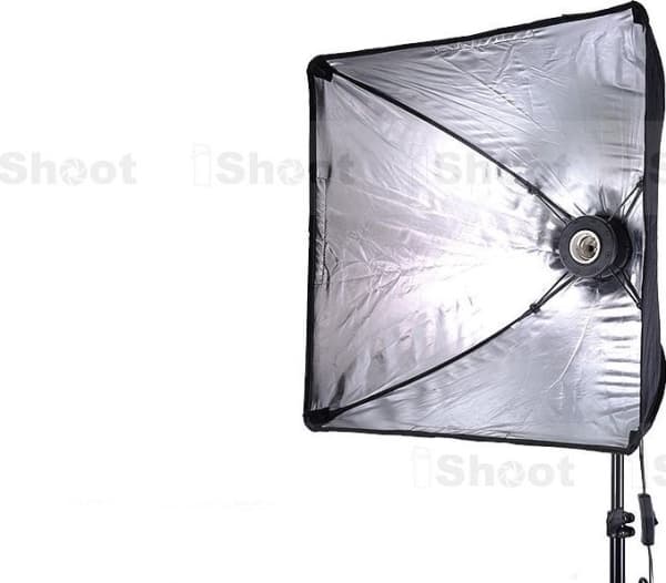 Softbox 50x70cm + Lampholder Luminaire For Incandescent Lamp E27