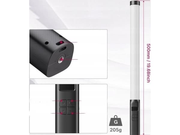Ulanzi studiolampa LED-rörlampa Ulanzi VL119 RGB 2600 mAh