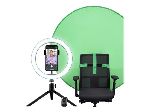 Trust Maku+ 2-in-1 Streaming Kit - Ringljus - 1 huvuden - LED - DC