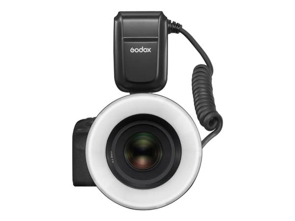 Godox MF-R76 - Hot-shoe clip-on salama med rengas-tyyppinen (makro) salama hoved - 14 (m)