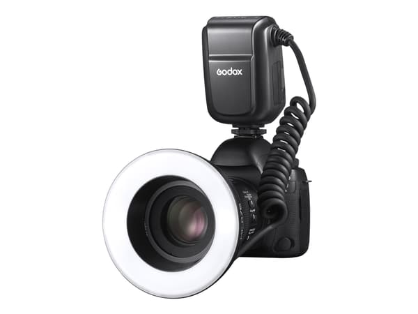 Godox MF-R76 - Blixtskoansluten blixt med blixthuvud av ringtyp (makro) - 14 (m)