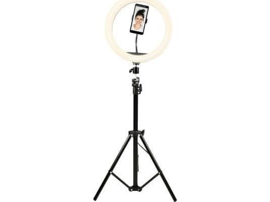 DENVER RLT-1201 - Selfie-ringlampa - 1 huvuden x 160 lampa - LED - DC