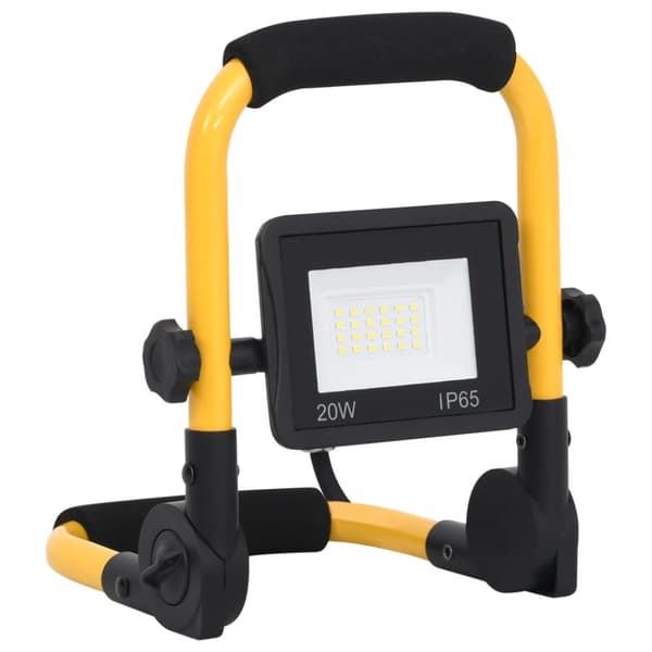 LED-valonheitin kahvalla 20 W lämmin valkoinen