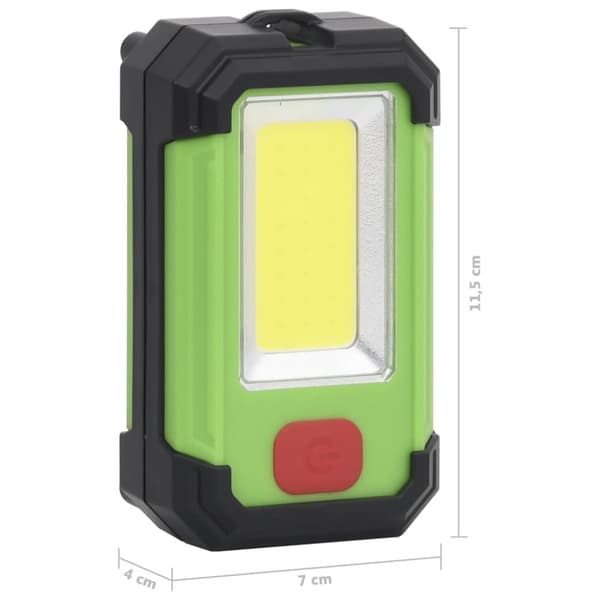 Kannettava aurinkoenergia LED-valonheitin 7 W kylmä valkoinen
