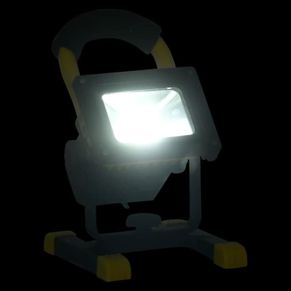 Ladattava LED-spottivalo kahvalla 30 W kylmä valkoinen