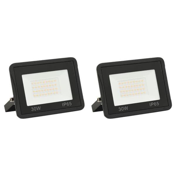 Strålkastare 2 st 30 W LED kallvit
