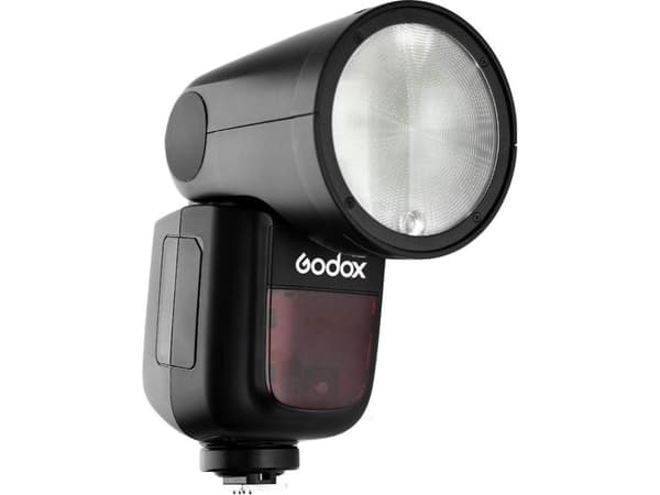 Godox V1-C, 1,5 sekuntia/puoli, 420 g, Compact flash -muistitikku