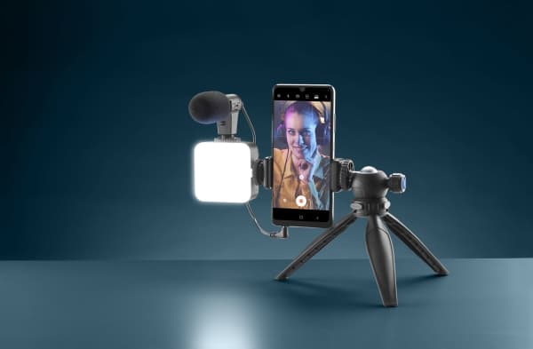 Cellularline BTVLOGGERKITK, Sort, Smarttelefon, 1 lamper
