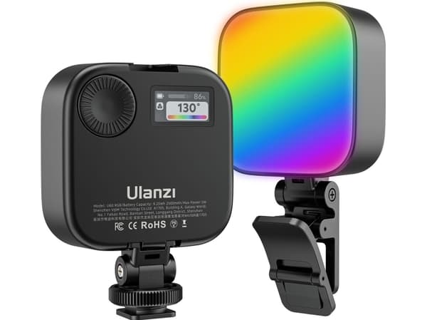 Ulanzi U60 LED-lampe - RGB, WB (2500 K - 9000 K)