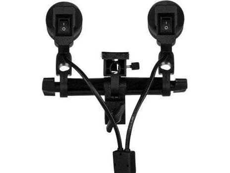 GlareOne GlareOne dobbel studiolampeholder for kontinuerlig belysning 2x E27