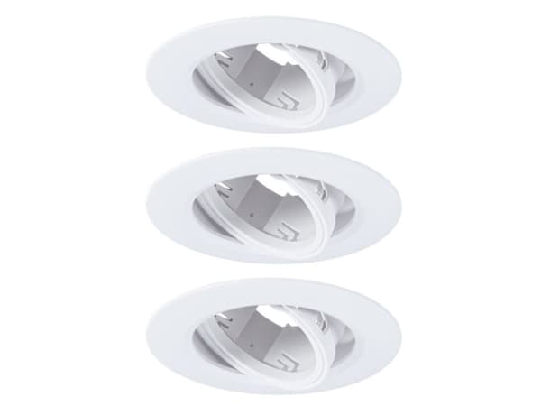 Paulmann 92109 Infälld belysning Set om 3 GU10 Vit