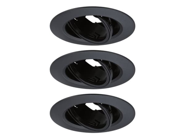 Paulmann 92111, LED, Plast, IP23, Svart, AC, 10 W