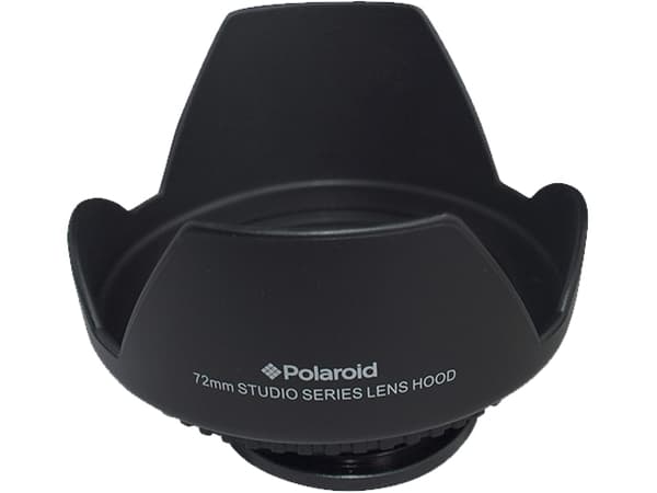 Polaroid Lens Hood Screw-On 58mm, 5,8 cm, Terälehti, Musta