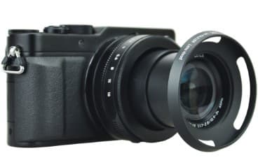 JJC LH-43LX100, Rund, Metall, Svart, 12 g