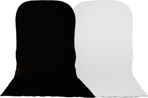 Lastolite Plain Background 1,8x2,15m med hvit/svart tog