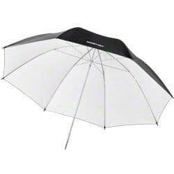 WALIMEX PRO reflektorparaply svart/vit, 84cm - modell 17657
