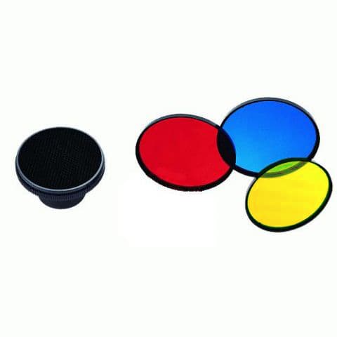 Falcon Eyes Honeycomb + 3 Color Filters MFA-HC for MF Series