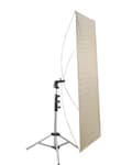 Pikkukuva 1 / 2: Falcon Eyes Reflector RR-3570S Silver/White 89x178 cm