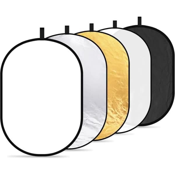 Neewer Professionell Fällbar Multi-skivor Ljusreflektor 80 x 120 cm