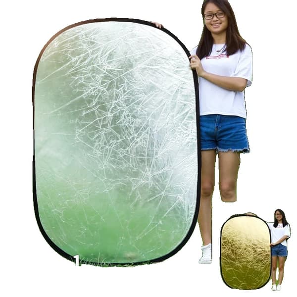 Fotoreflektor, hopfällbar design, flerfunktionsfotodisk., 100 x 150cm