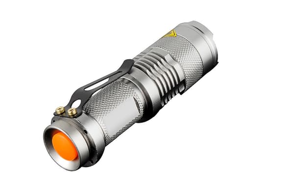LED-Taskulamppu CREE Ultrafire - Harmaa