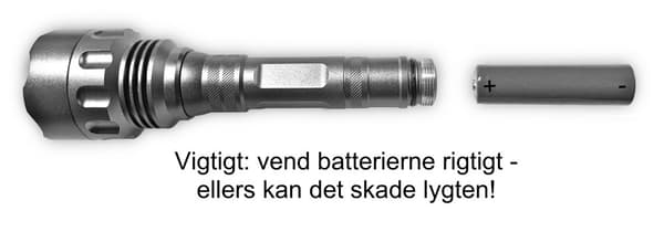 UV Lommelykt med 5x3 watt LED dioder
