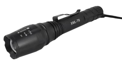 Tehokas ladattava LED-taskulamppu zoomilla, jopa 300 m kantama