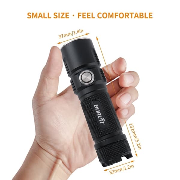 Ficklampa Boruit BC10 3600 lumen