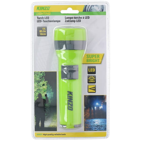 Kompakt Ficklampa med LED - 200 lumen
