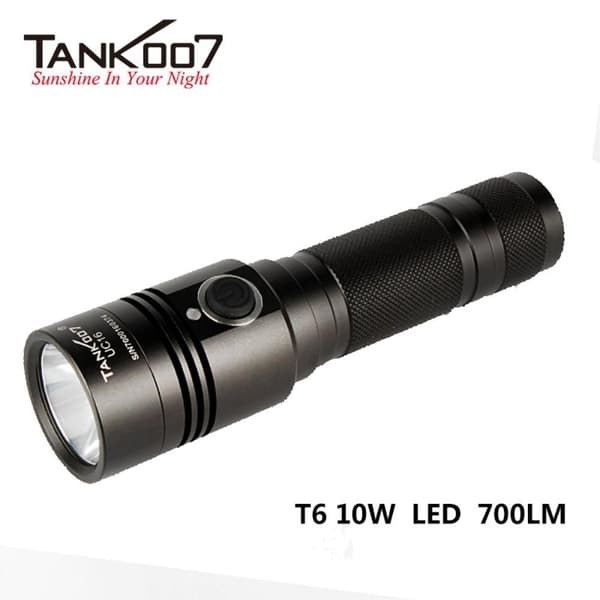 TANK007 UC16 700 Lumens USB Rechargeable Flashlight