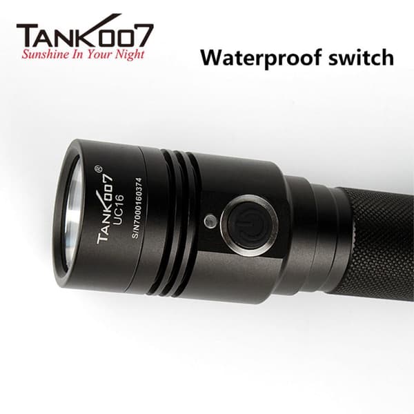 TANK007 UC16 700 Lumens USB Rechargeable Flashlight