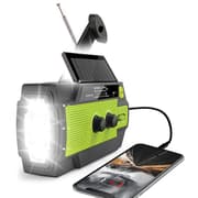 Kampiradio mobiililaturilla 4000mAh aurinkokenno