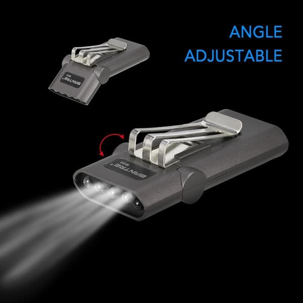 Clip Cap Light Genopladelig forlygte Håndfri lommelygte