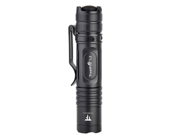 Taktisk Ficklampa i Fickstorlek TrustFire L2, 1000 Lumen, Vattentät