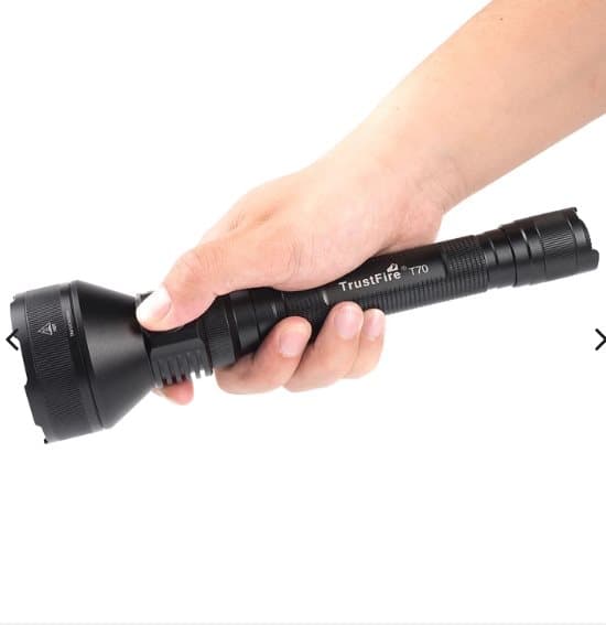 Superstark LED Ficklampa Trustfire T70-PRO, 2300 Lumen, 1000 Meter, Vattentät