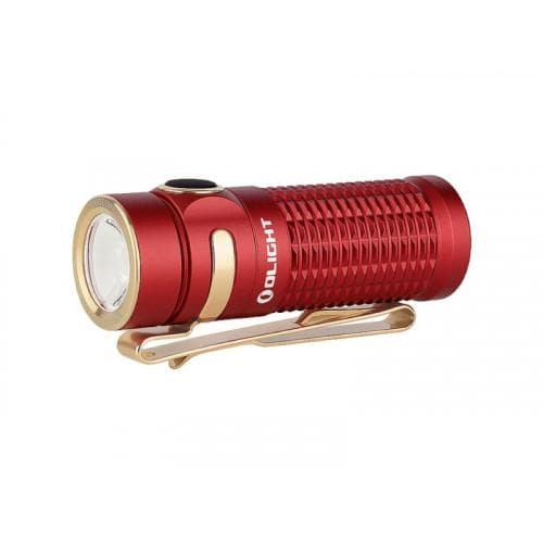 OLight Baton 3 Premium Red LED (RGB) Lommelygte Batteridreve...