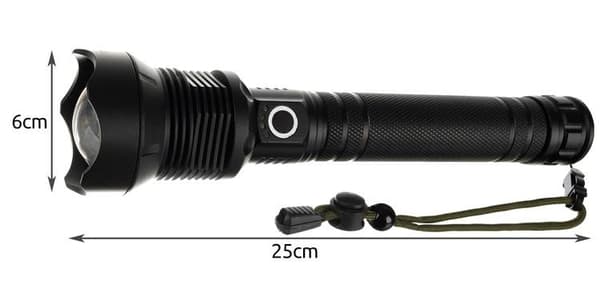 Ficklampa Vattensäker XH-P70 LED
